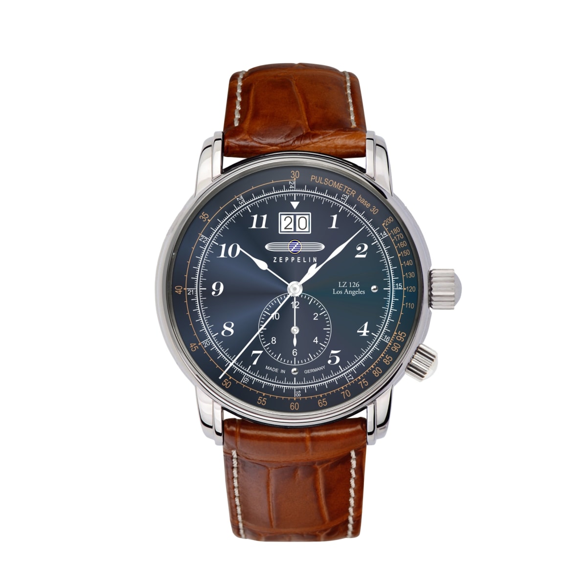 Zeppelin LZ-126 Dual-Time 86443 miesten rannekello   verkkokauppa