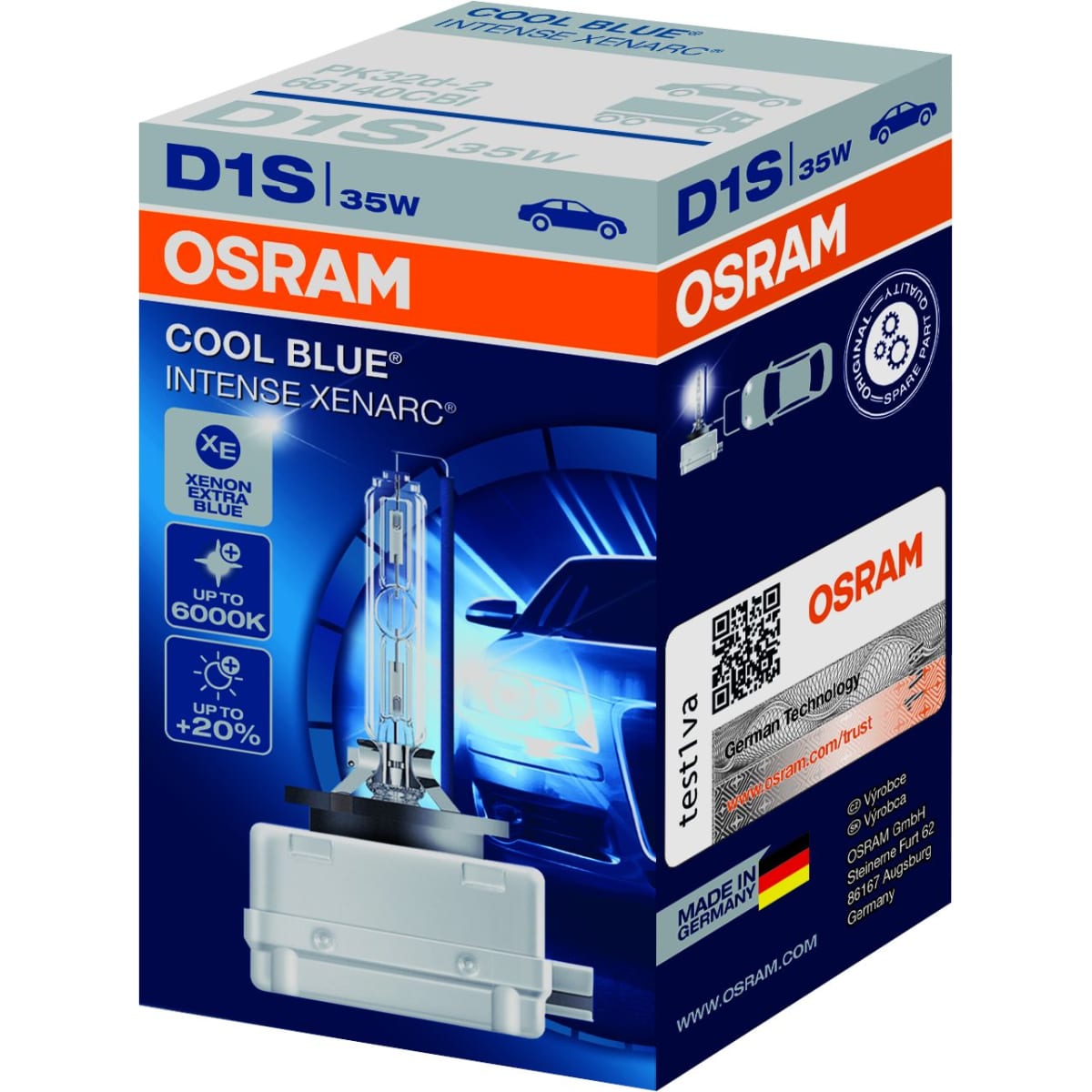 Osram D1S Xenarc Cool Blue Intense 35W polttimo   verkkokauppa
