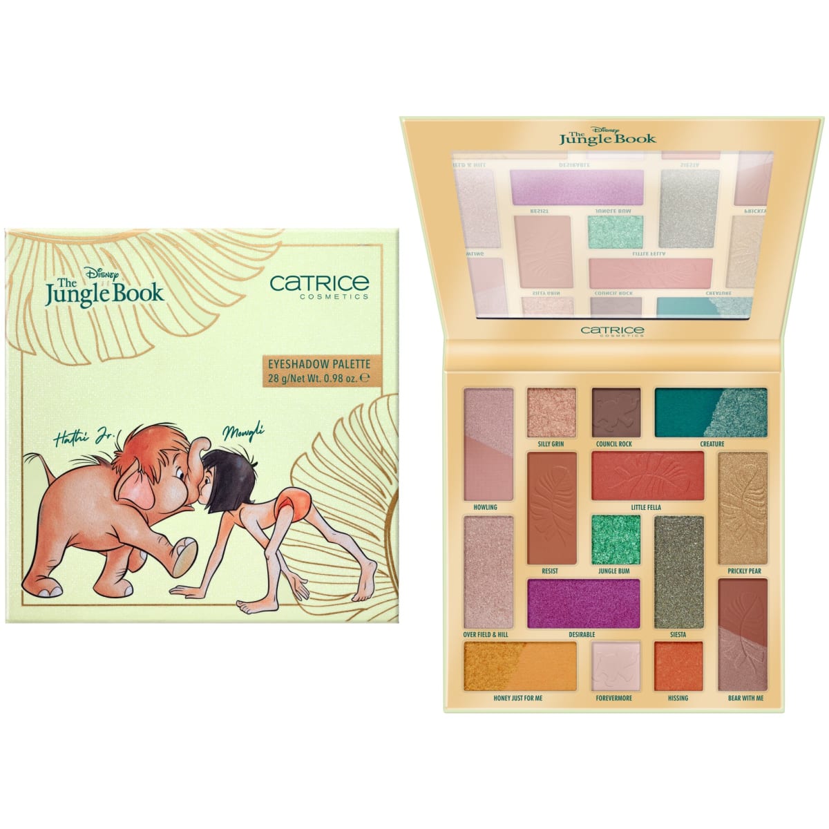 Catrice Disney The Jungle Book Eyeshadow Palette 28 g luomiväripaletti |   verkkokauppa