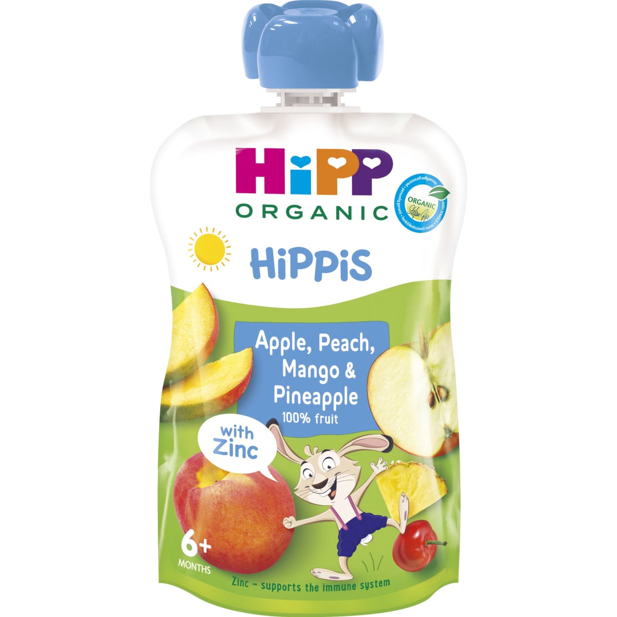 HiPP Hippis 100g luomu omena päärynä marjat smoothie 6kk   verkkokauppa