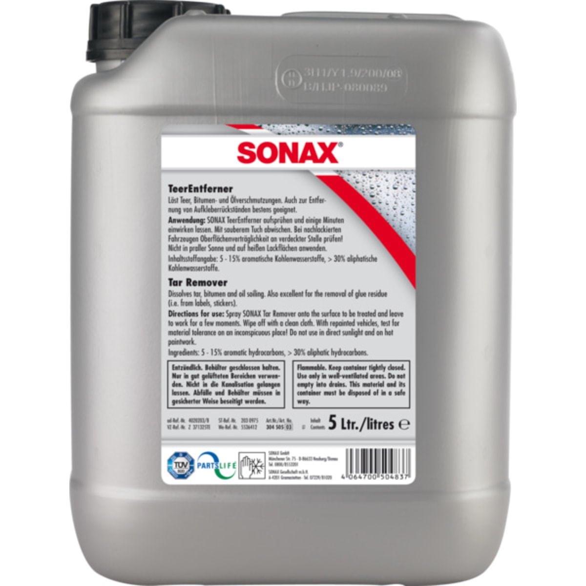 Sonax 5L pienpoistoaine  verkkokauppa