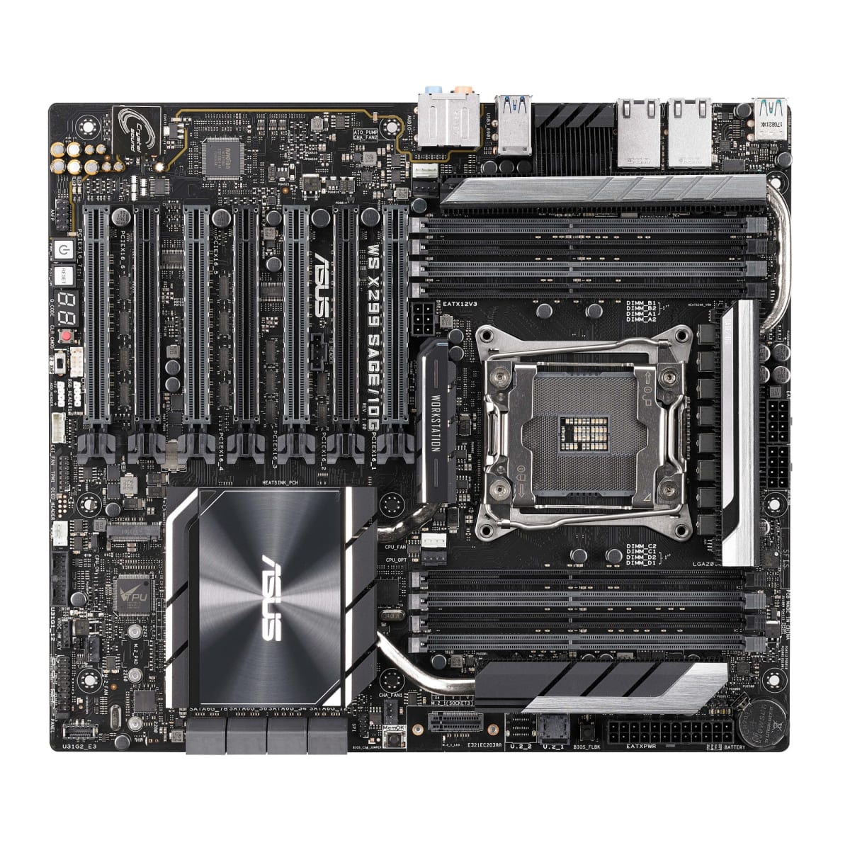 Asus WS X299 SAGE/10G LGA2066 SSI CEB emolevy  verkkokauppa