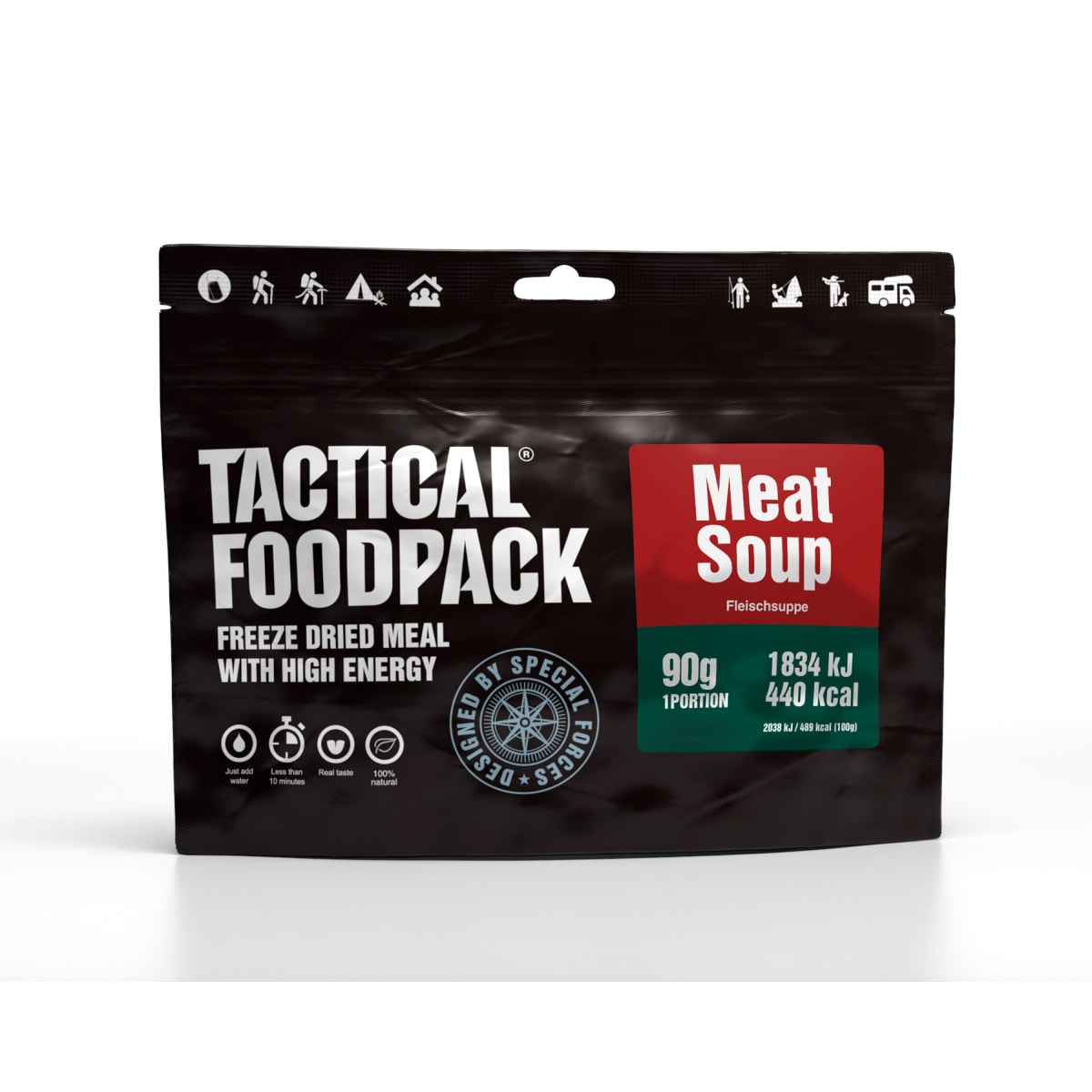 Tactical Foodpack lihakeitto 90g retkiateria  verkkokauppa