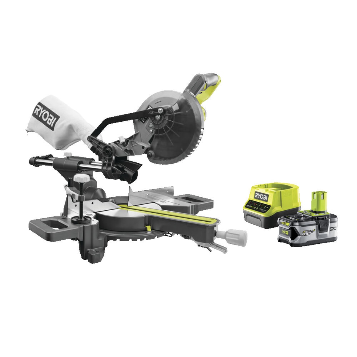 Ryobi One RMS18190 140G 18V 4Ah 190mm katkaisu ja jiirisaha