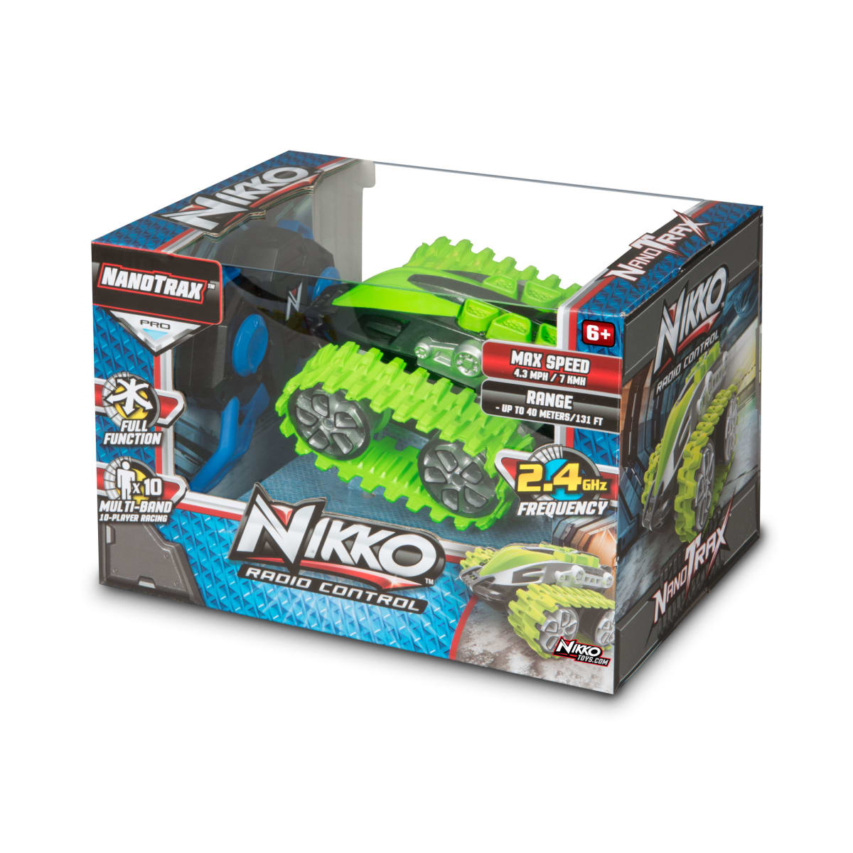 Nikko NanoTrax Electric Green 15 cm radio-ohjattava auto   verkkokauppa