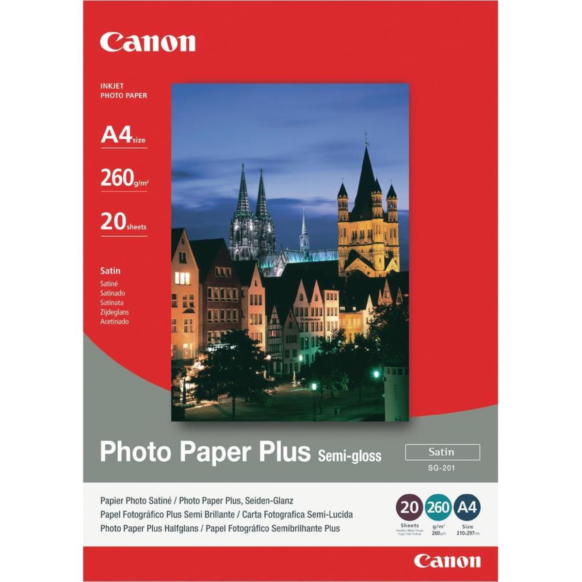 Canon Photo Paper Plus Semi-gloss A4 20 kpl valokuvapaperi   verkkokauppa