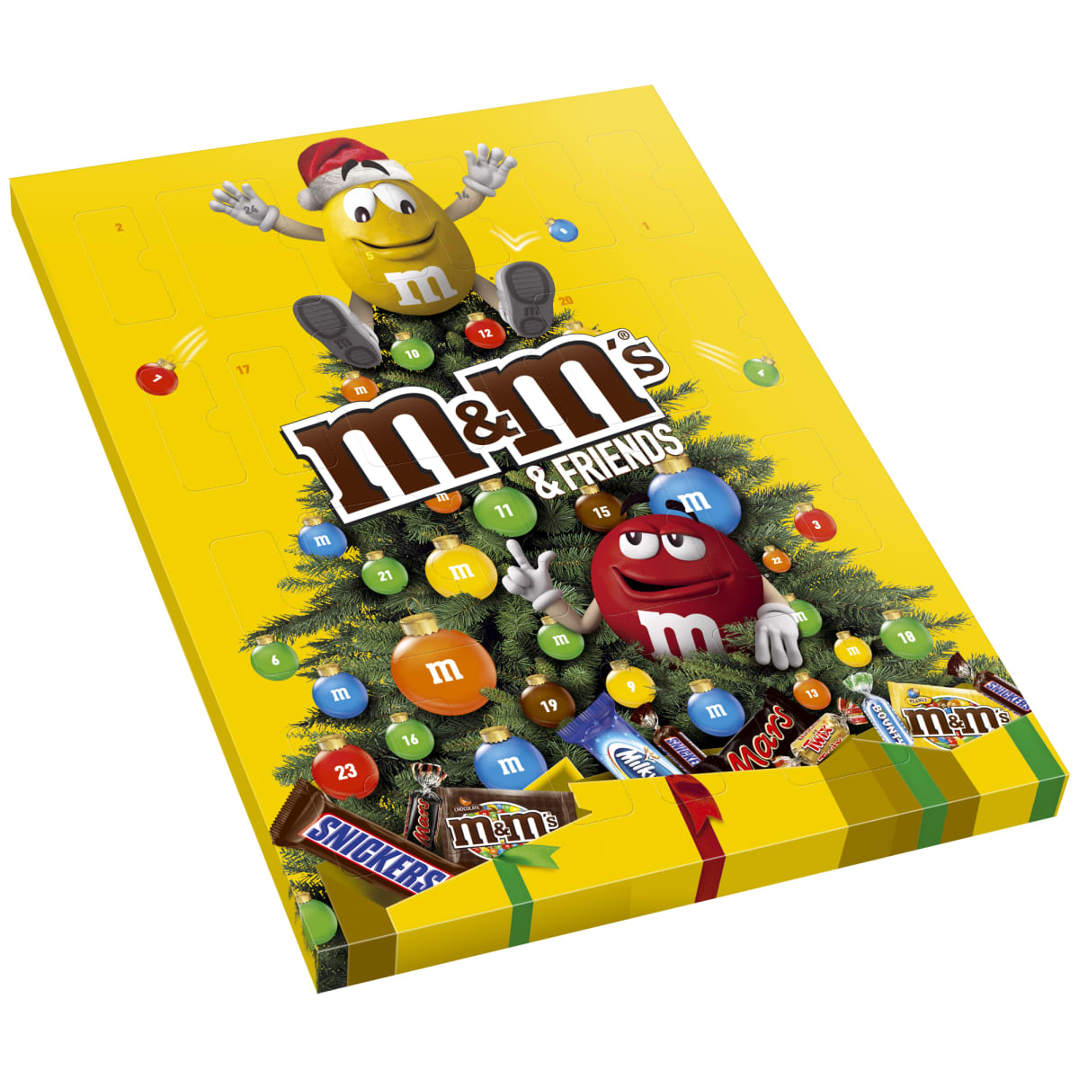 M&M's Friends 361 g joulukalenteri  verkkokauppa