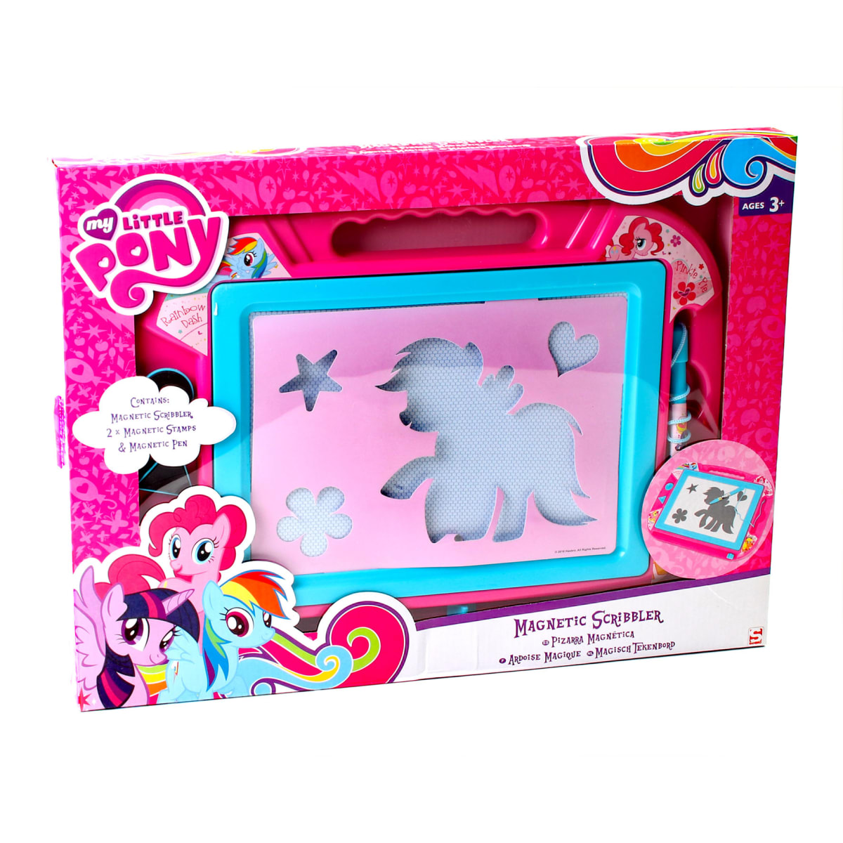 My Little Pony Magneettipiirustustaulu tarvikkeineen Karkkainen