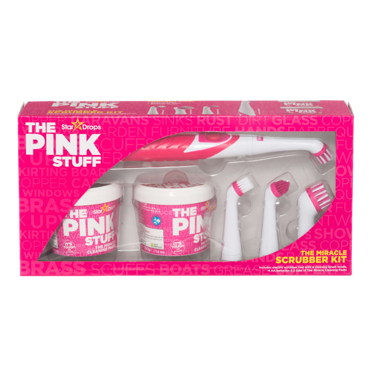 the Pink Stuff - the Miracle Scrubber Kit - 2 Tubs of the Miracle