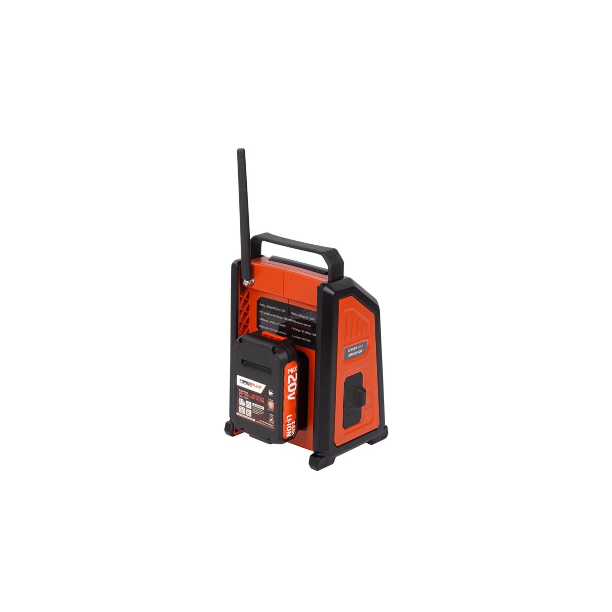 Powerplus - Dual power - POWDP8060 - Portable jobsite radio - 20V