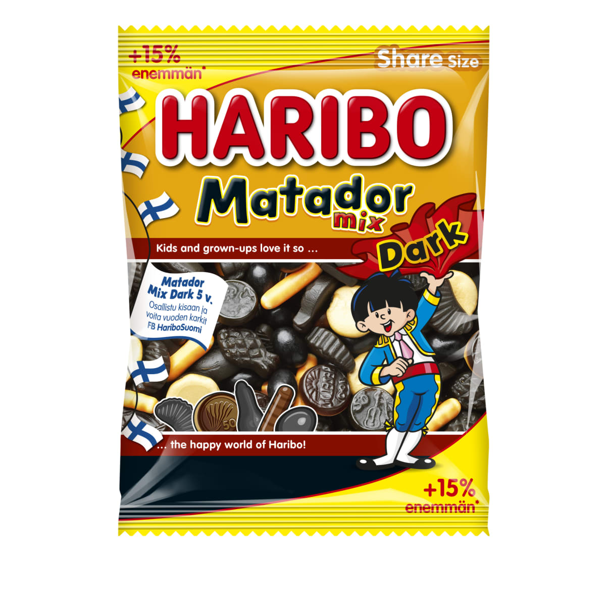 Haribo Matador Mix Dark 310 g | Karkkainen.com verkkokauppa