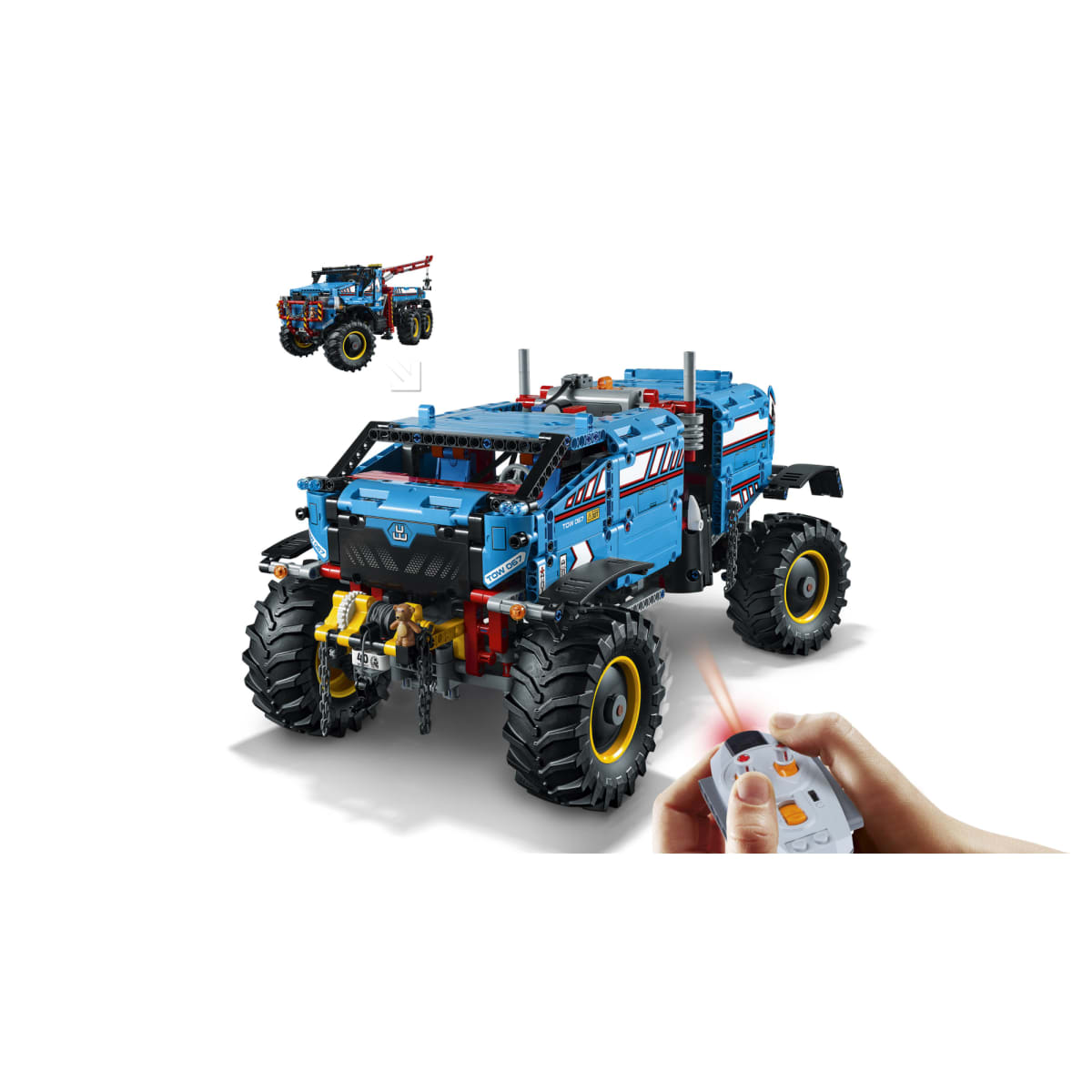 LEGO Technic 42070 Kuusivetoinen maastohinausauto Karkkainen