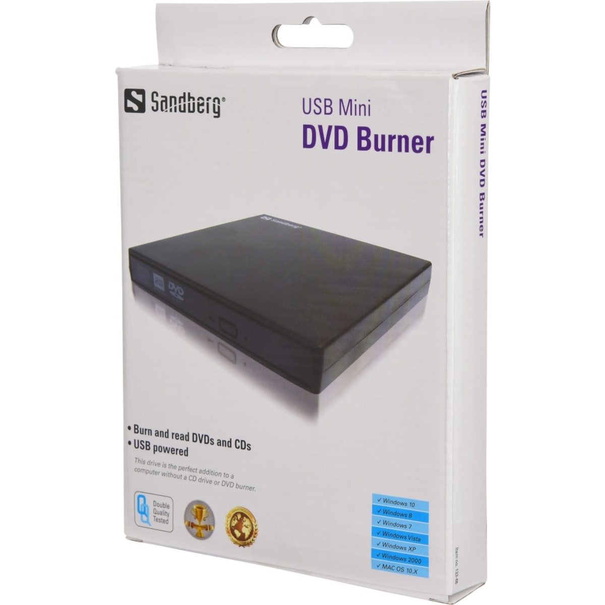 Sandberg USB Mini DVD Burner ulkoinen DVD-asema   verkkokauppa