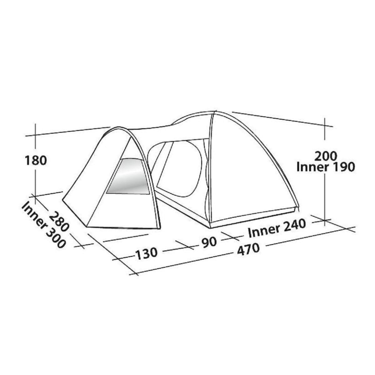 Easy Camp Eclipse 500 Rustic Green teltta | Karkkainen.com verkkokauppa