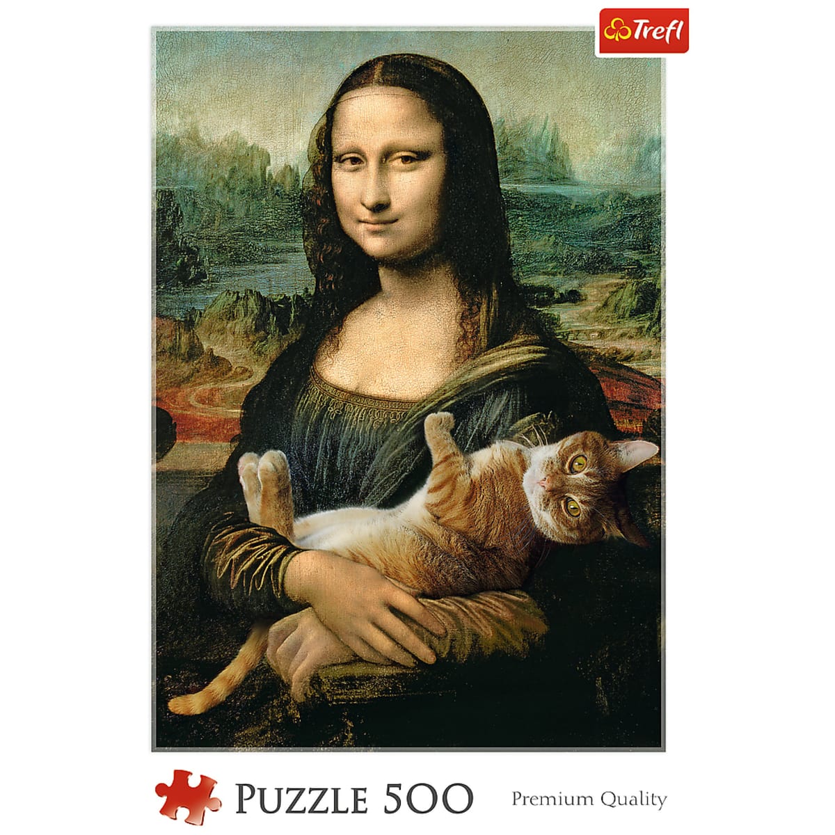 Trefl Mona Lisa and Purring Kitty 500p palapeli   verkkokauppa