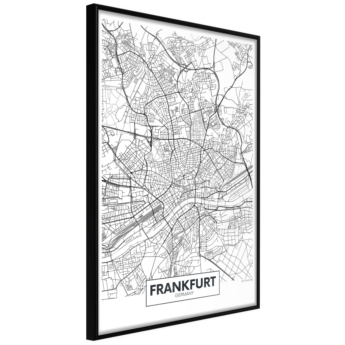 Artgeist City Map: Frankfurt juliste  verkkokauppa