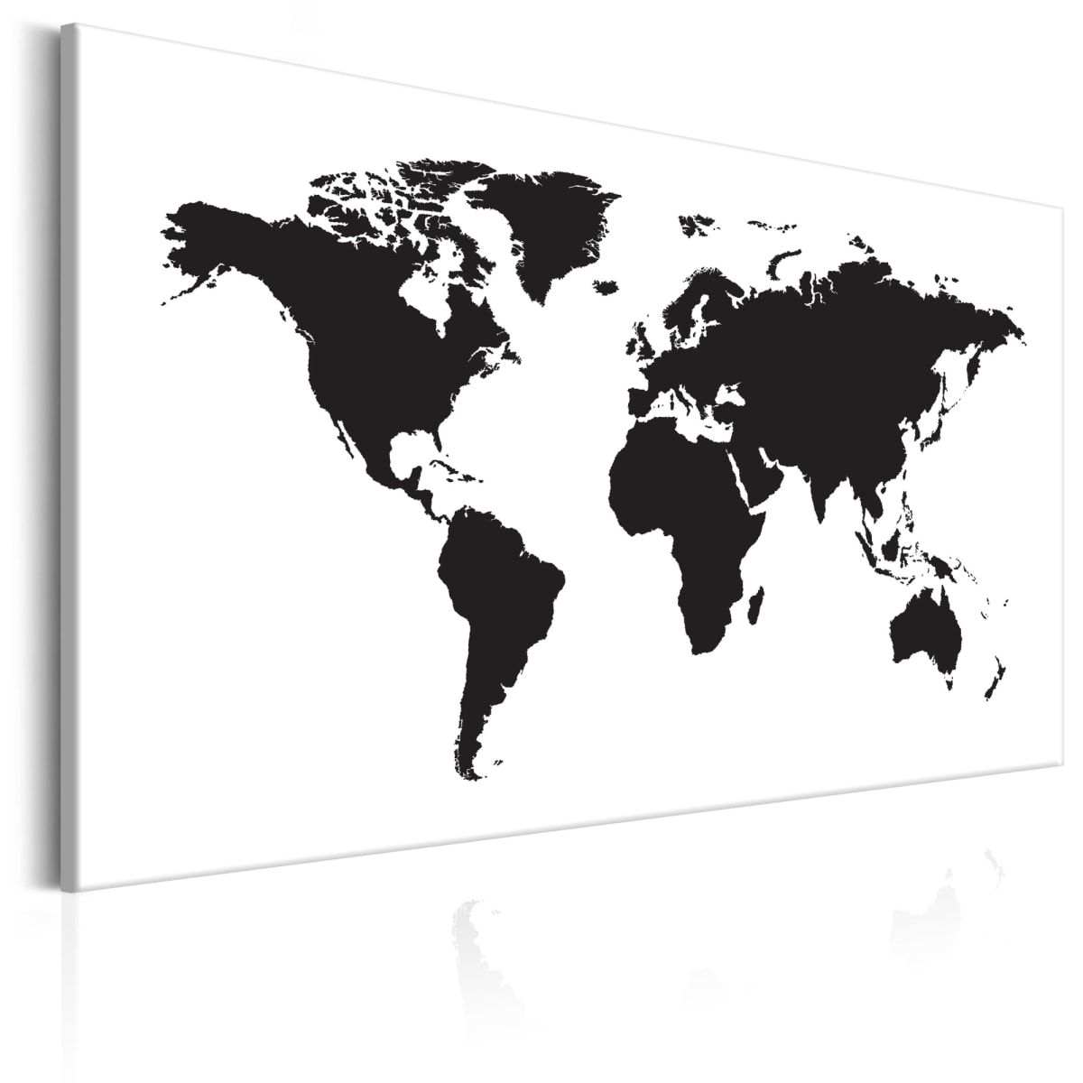 Artgeist World Map: Black & White Elegance taulu   verkkokauppa