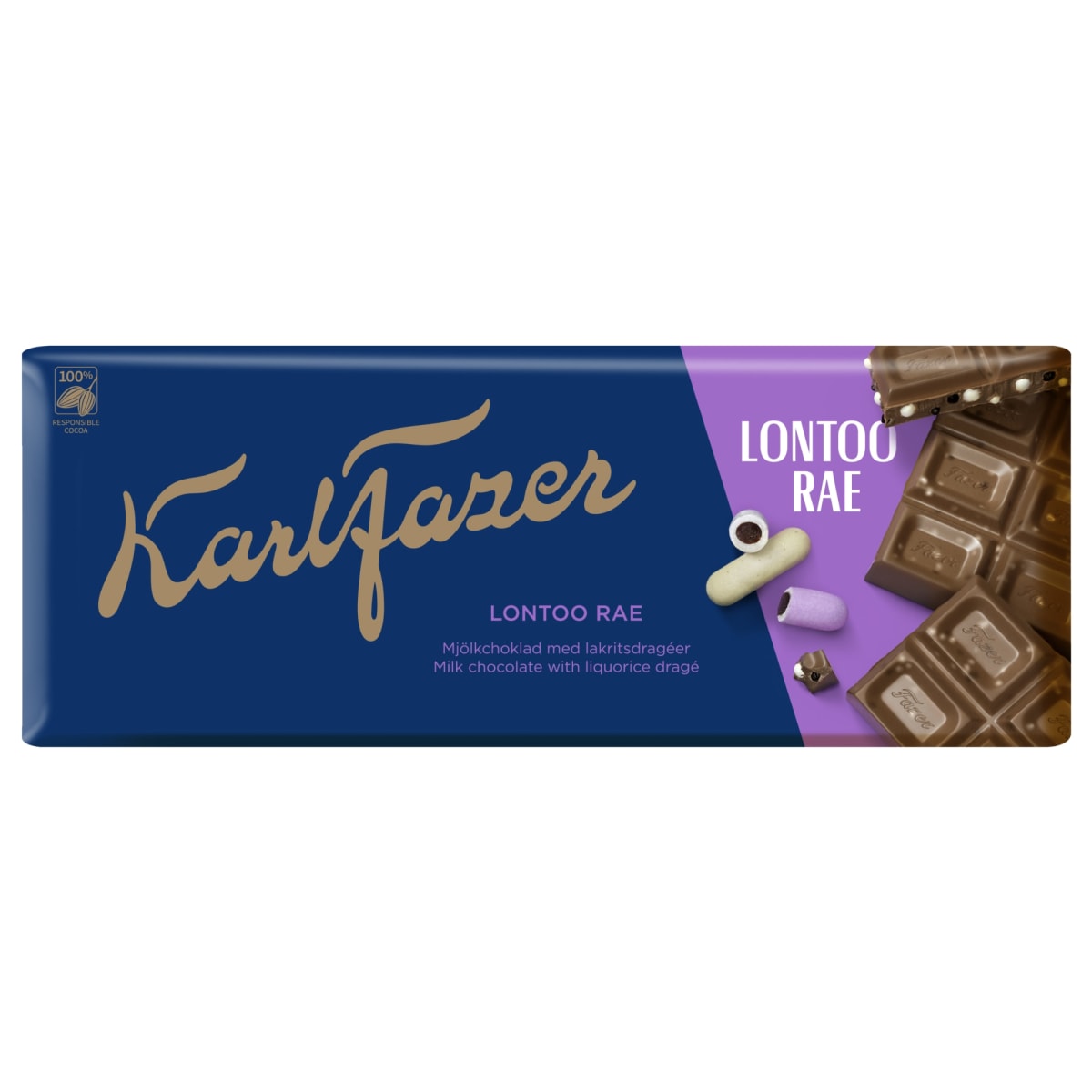 Karl Fazer Lontoo Rae 200 g suklaalevy  verkkokauppa