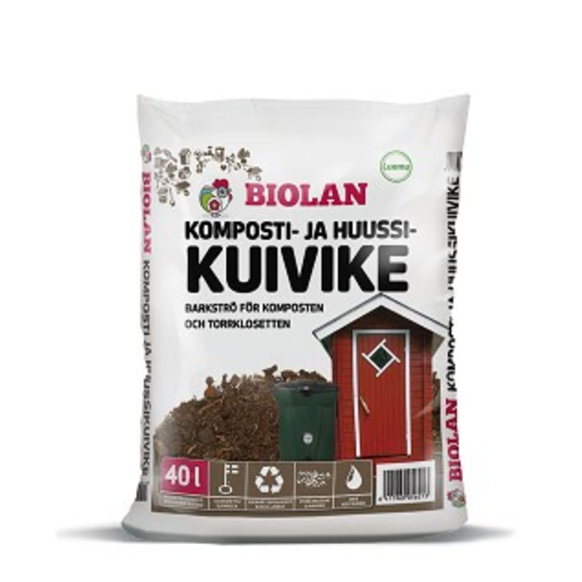 Biolan 40l Komposti&Huussikuivike  verkkokauppa