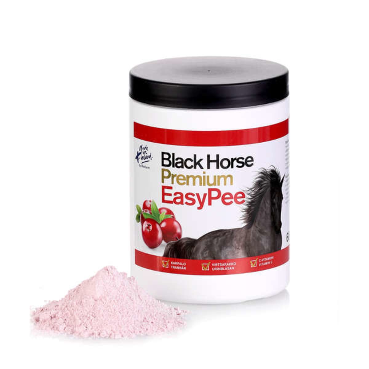 Black Horse Premium EasyPee 0,6 kg hevosen täydennysrehu   verkkokauppa