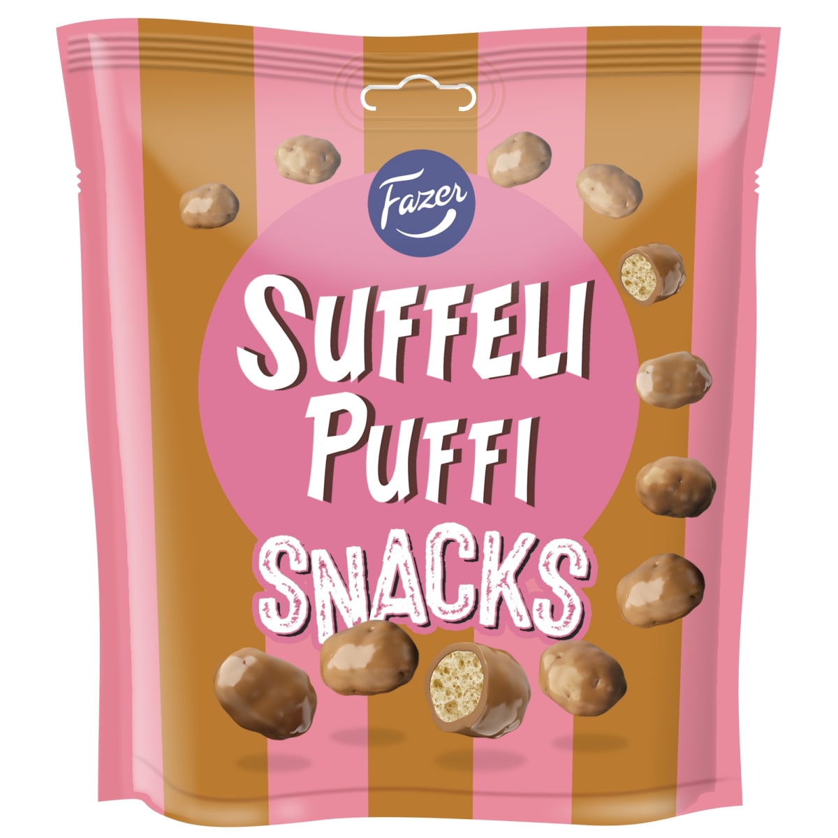 Fazer Suffeli Puffi Snacks 180 g karkkipussi  verkkokauppa