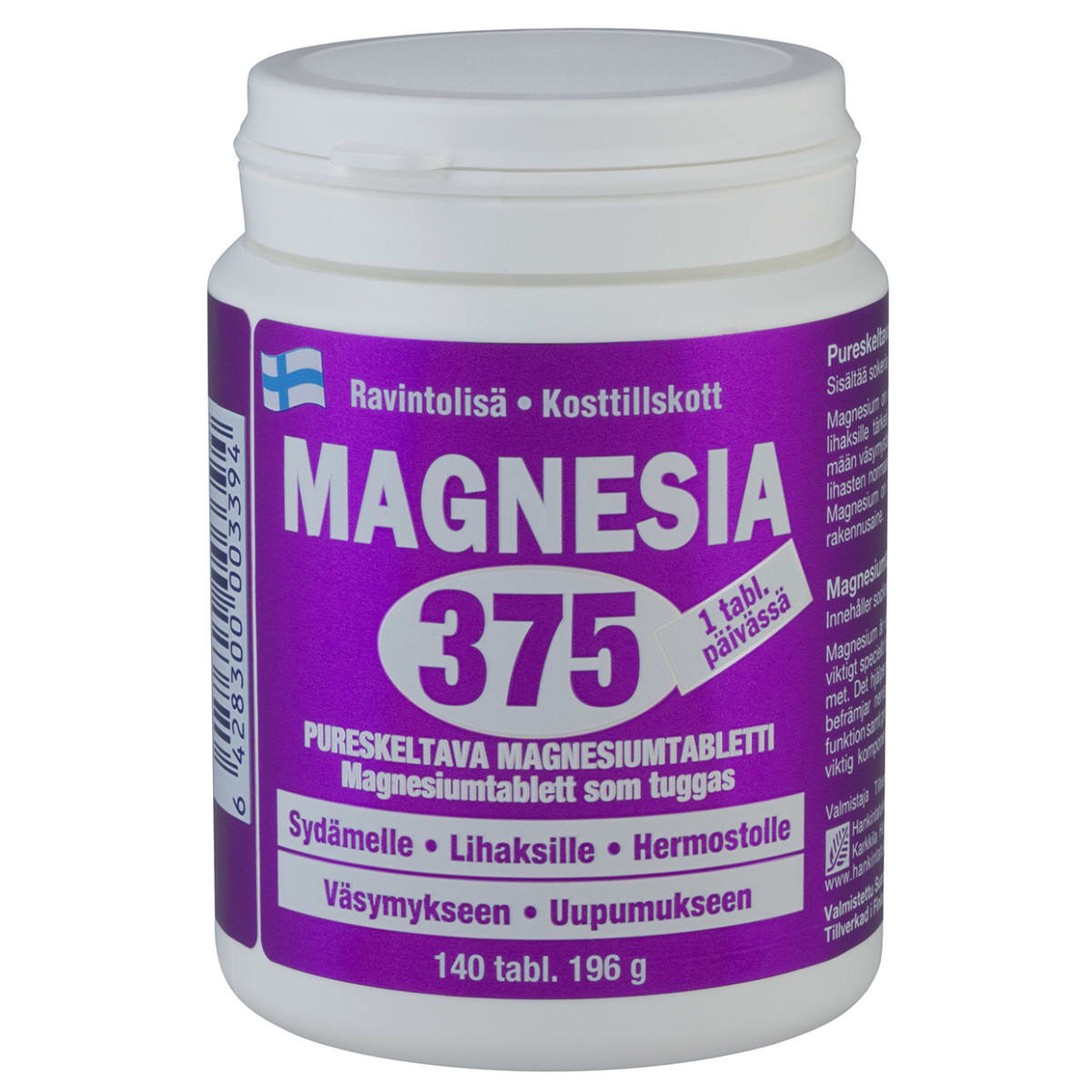 Magnesia 375 140 tabl. ravintolisä  verkkokauppa