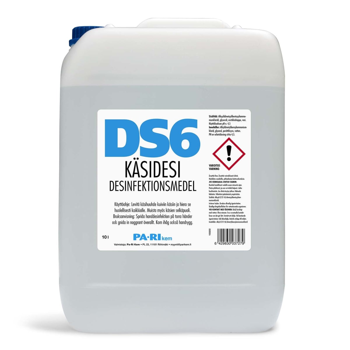 DS6 10 litraa käsidesi  verkkokauppa