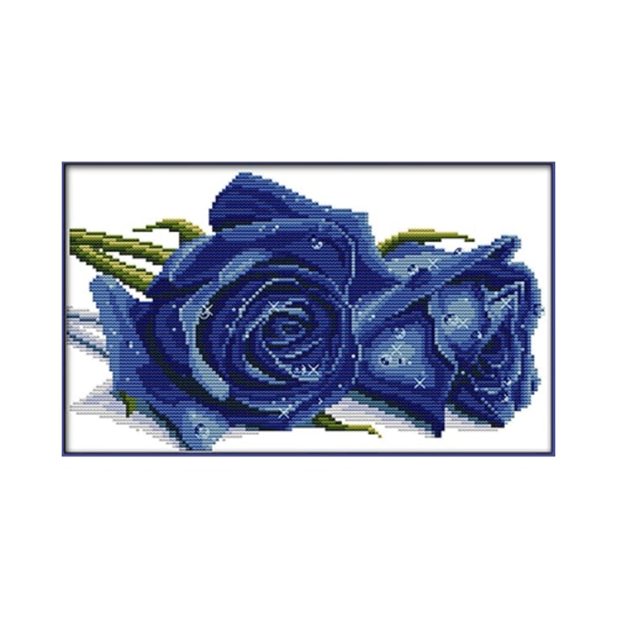 Farnia Sinisiä ruusuja ristipistopakkaus  verkkokauppa