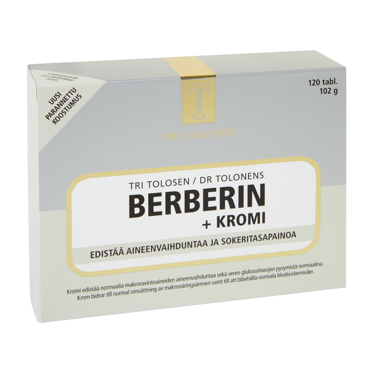 Berberin + Kromi 120 Ravintolisä  verkkokauppa