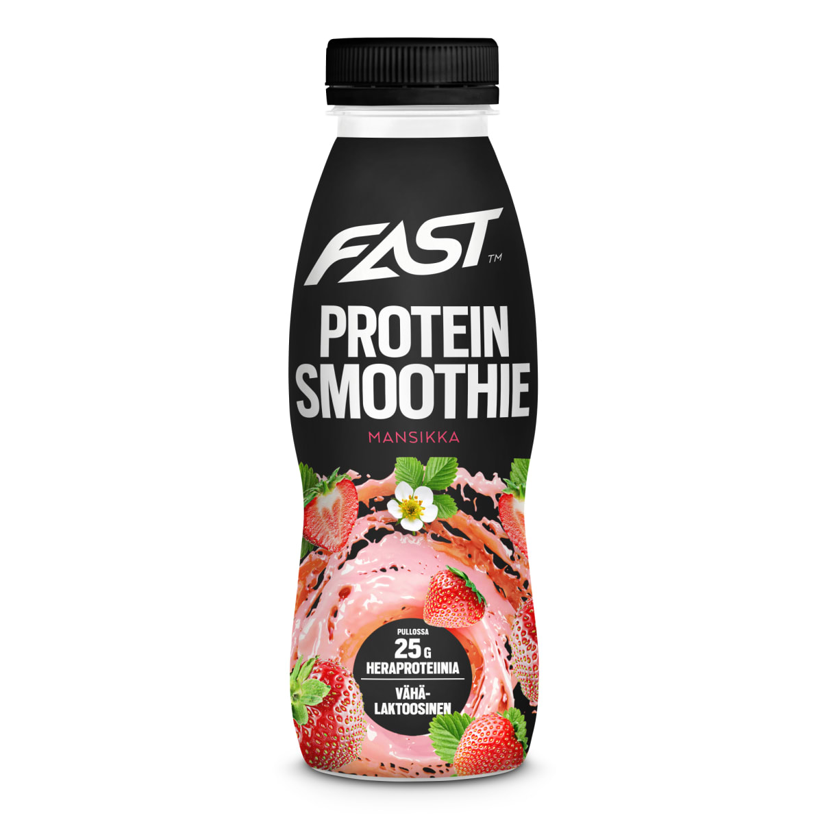 Fast Natural 330 ml mansikka proteiinismoothie  verkkokauppa