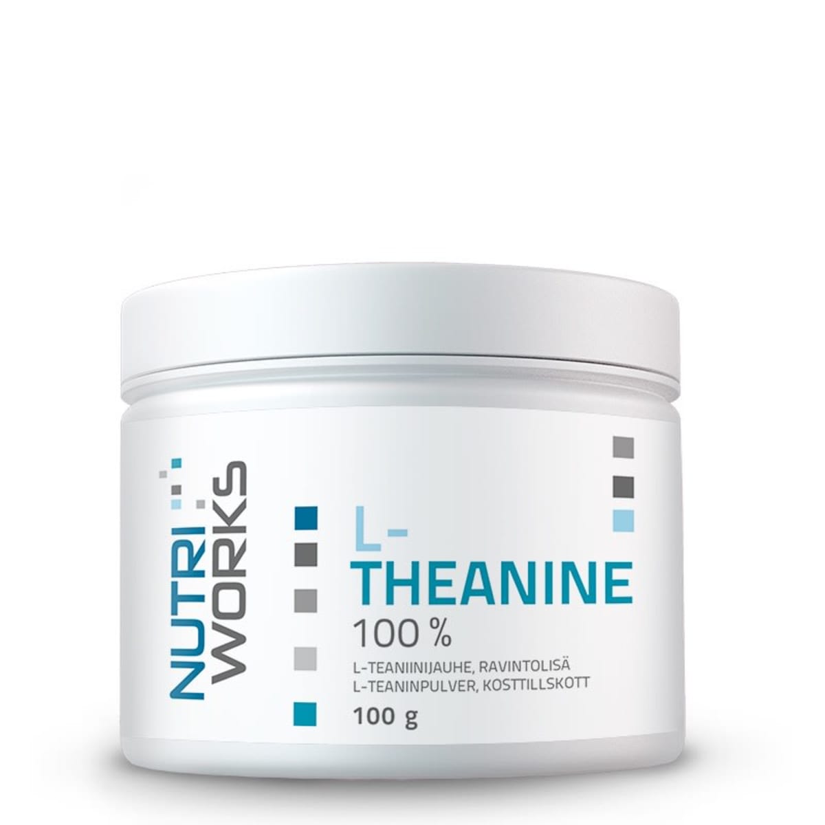 Nutri Works L-Theanine 100% 100 g ravintolisä  verkkokauppa