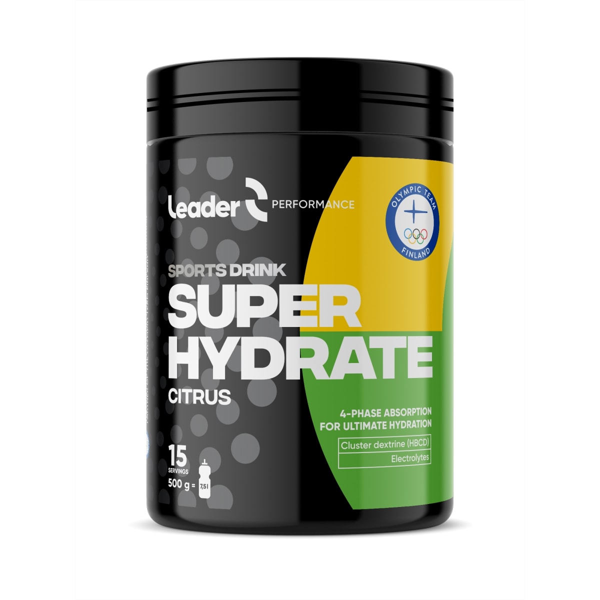 Leader Super Hydrate Citrus 500 g urheilujuomajauhe   verkkokauppa