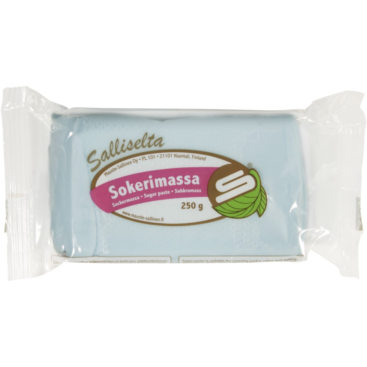 Salliselta Vaaleansininen 250g sokerimassa  verkkokauppa