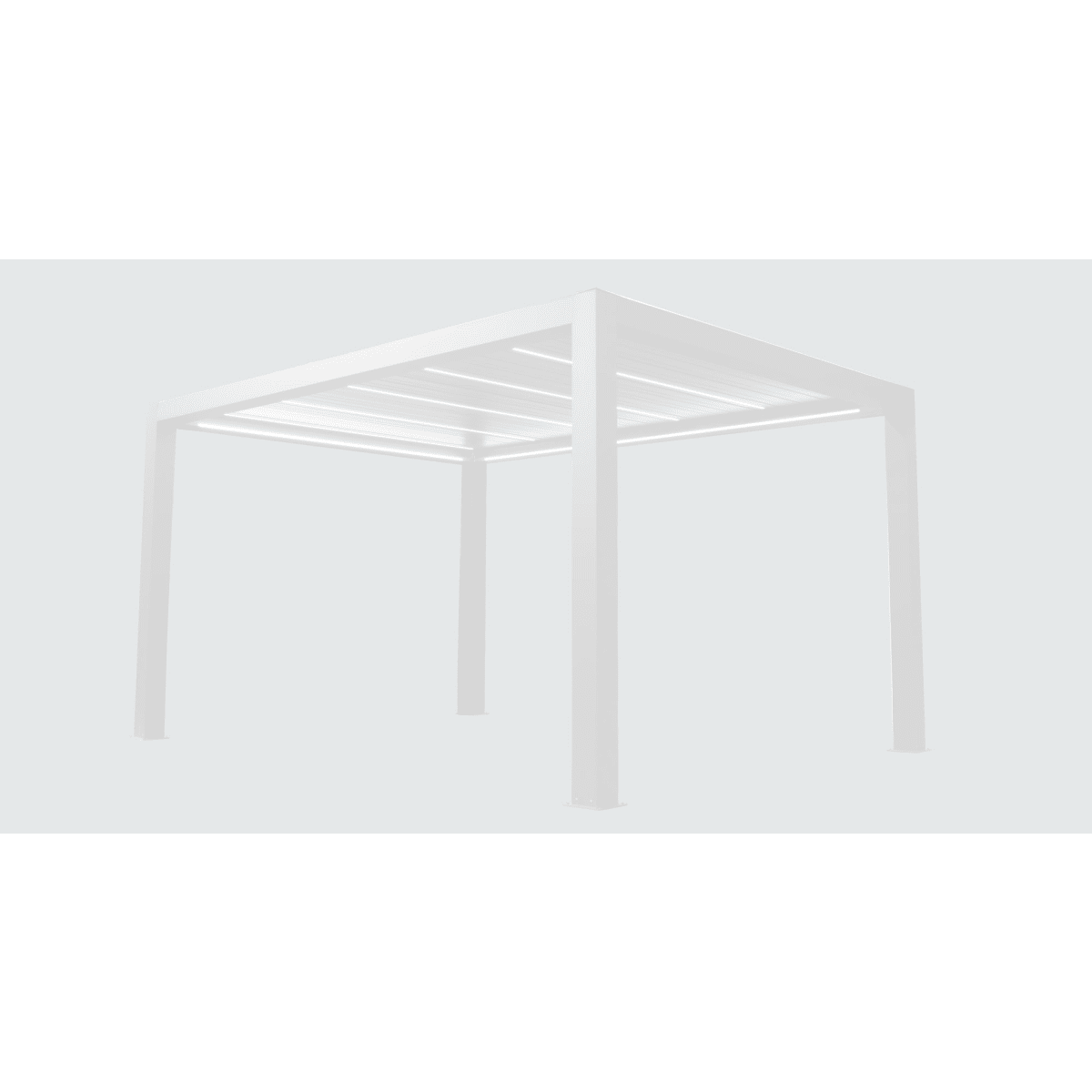 Green Land Cube pergola 3x4m, valkoinen  verkkokauppa