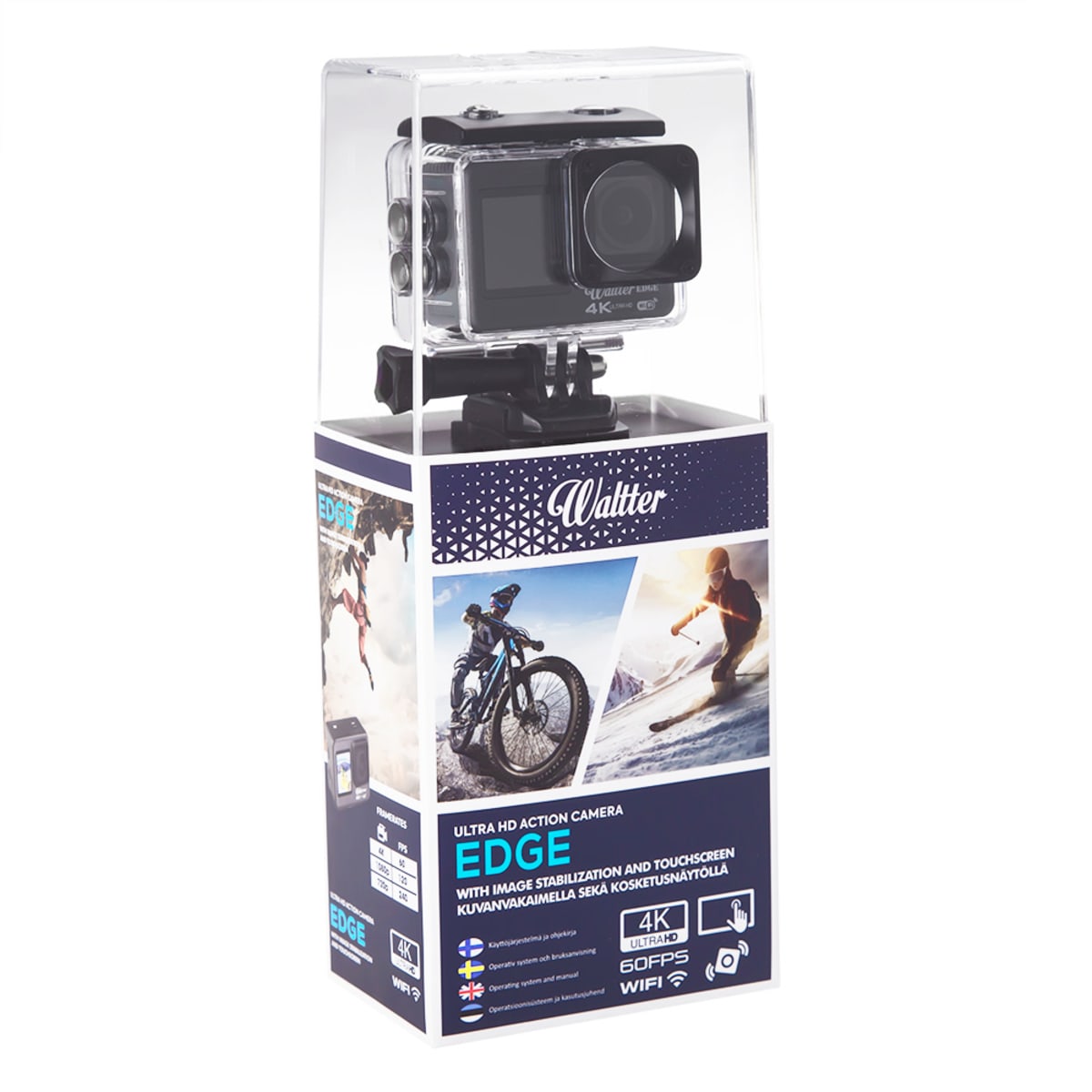 Waltter Edge 4K action-kamera | Karkkainen.com verkkokauppa