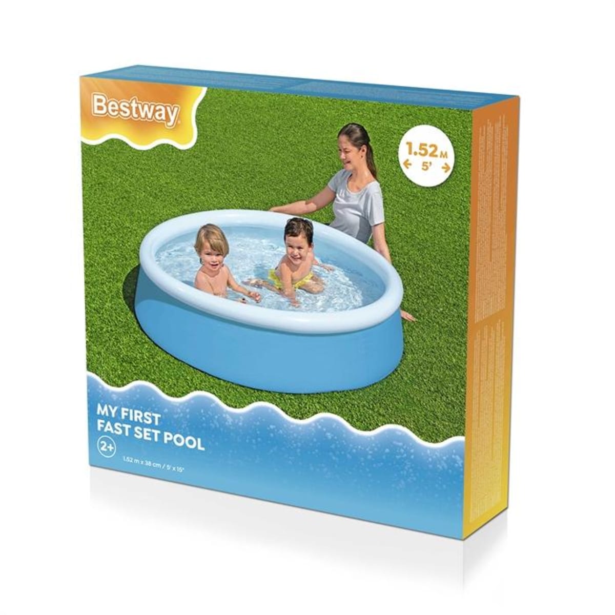 Bestway My First Fast Set Pool 1,52 m x 38 cm lasten uima-allas   verkkokauppa