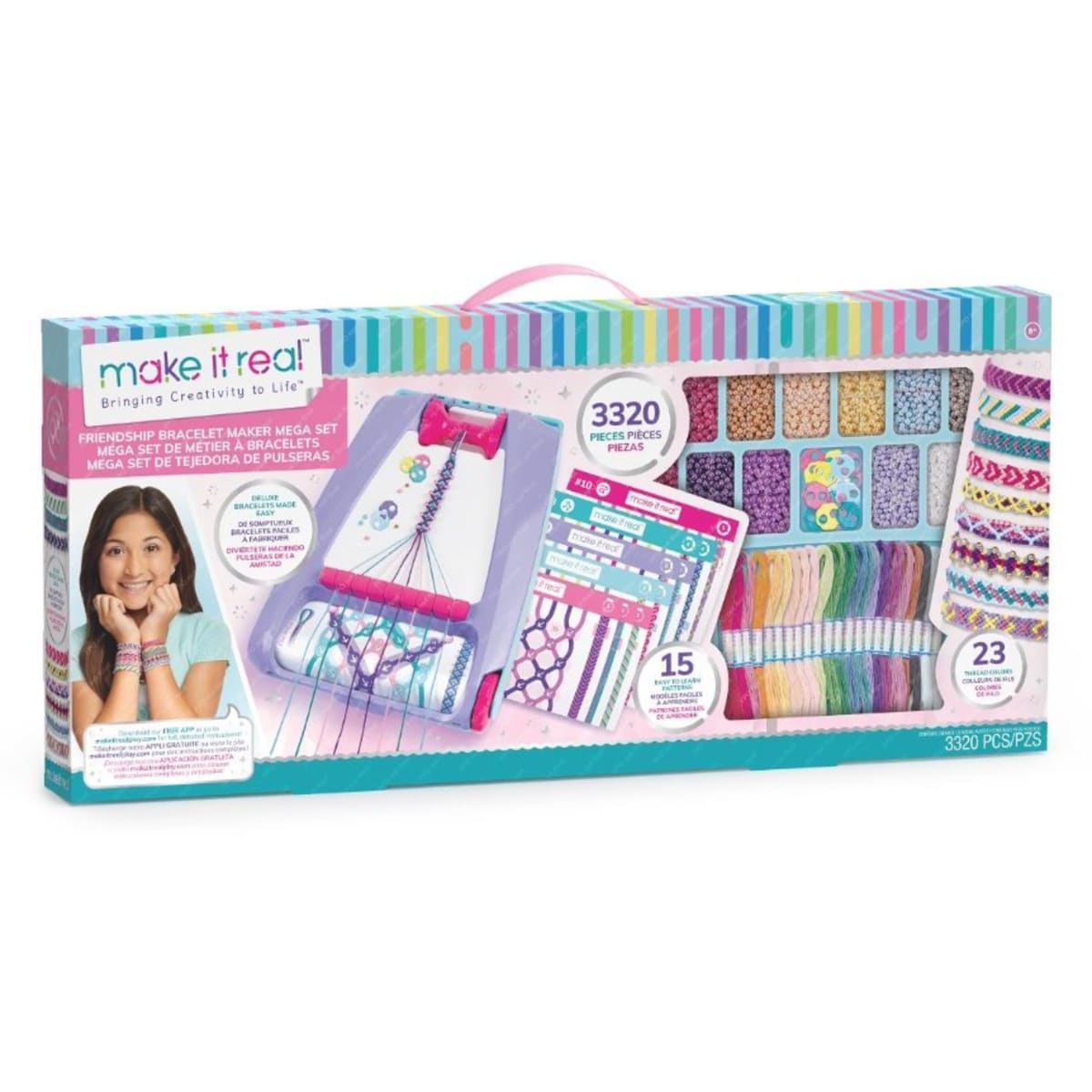 Make It Real Friendship Bracelet Maker Mega Set