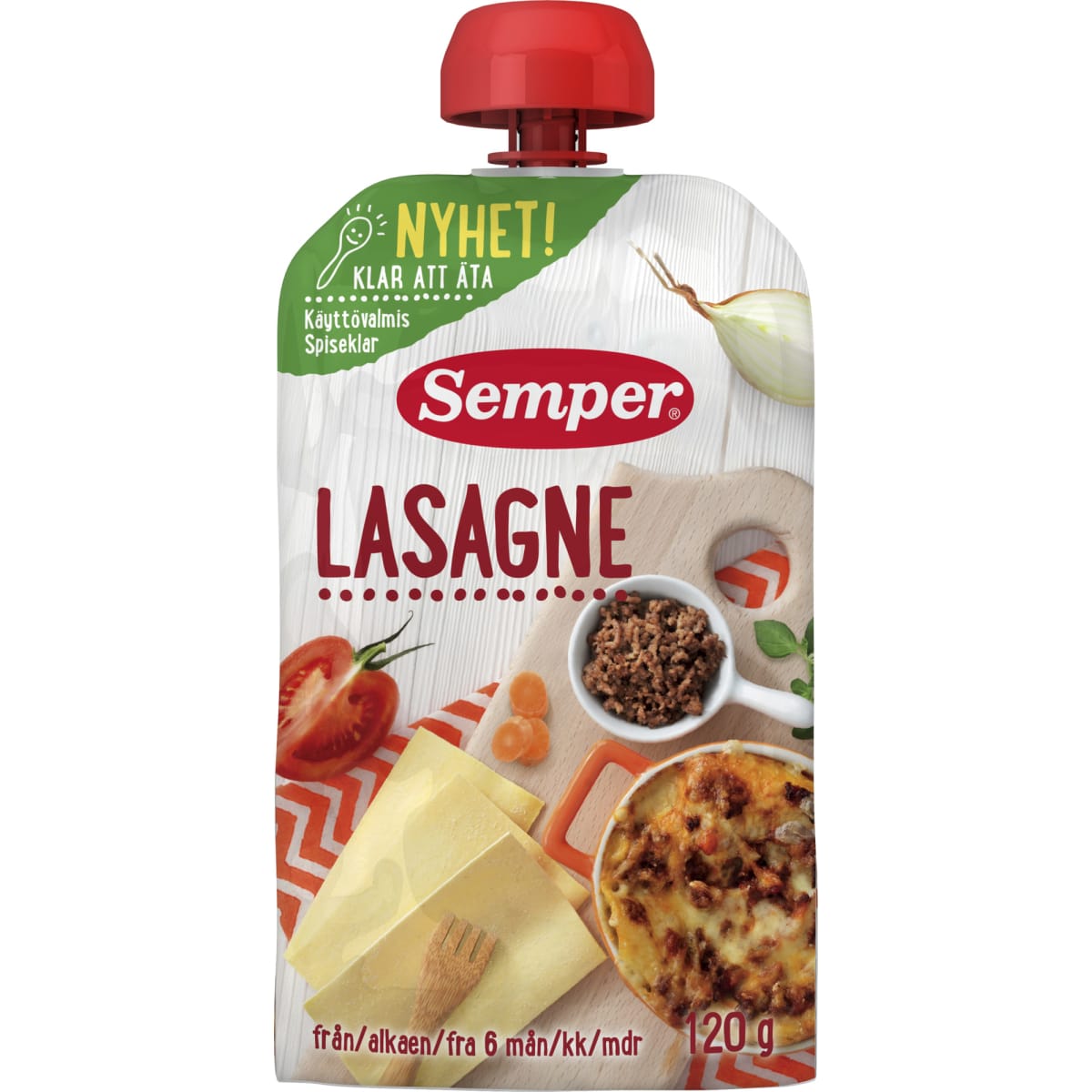 Semper Lasagne 120g valmisateria 6kk  verkkokauppa