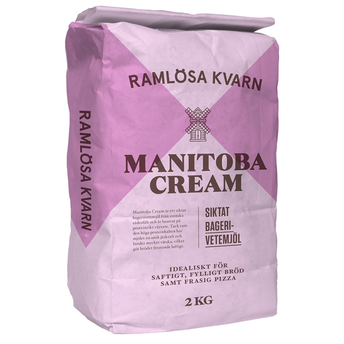Ramlösa Kvarn Manitoba Cream 2kg vehnäjauhot  verkkokauppa