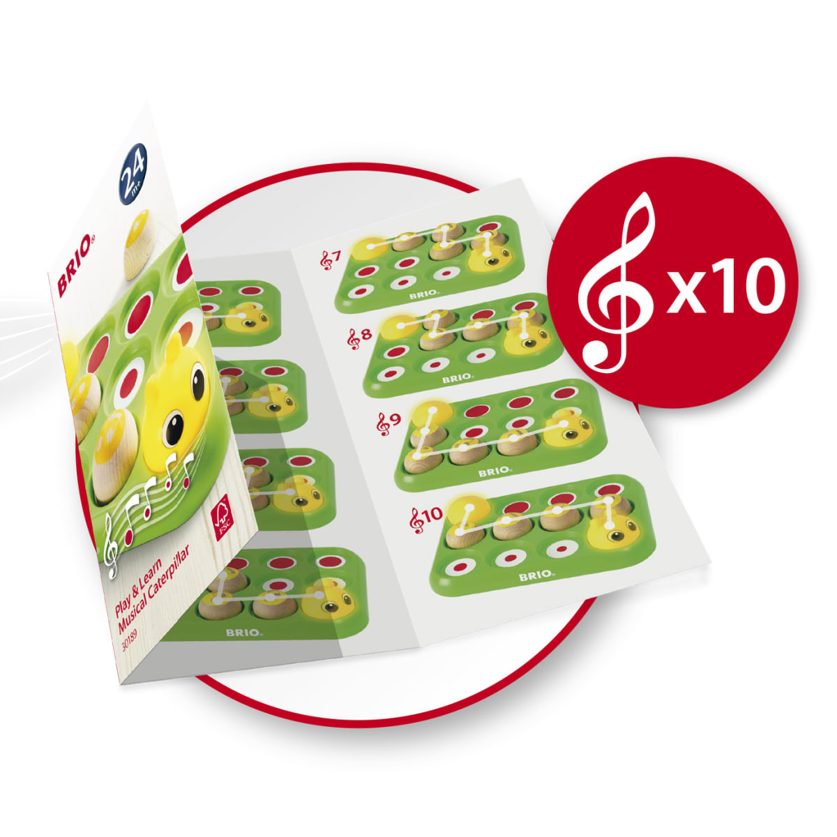 Brio musical caterpillar store