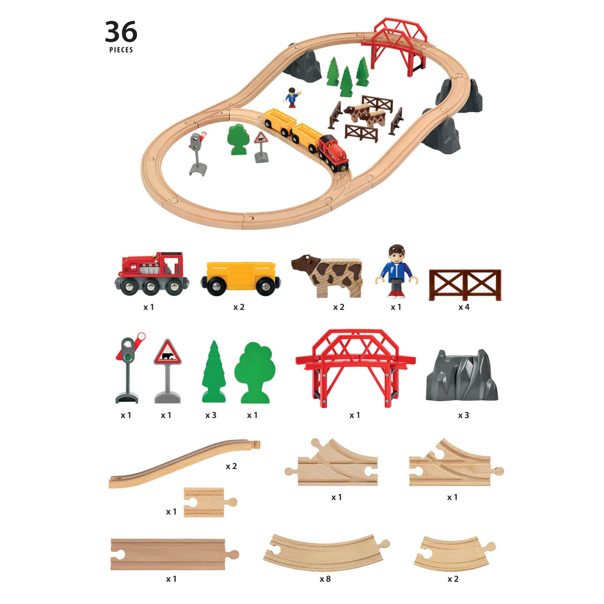 Brio countryside sale hill set