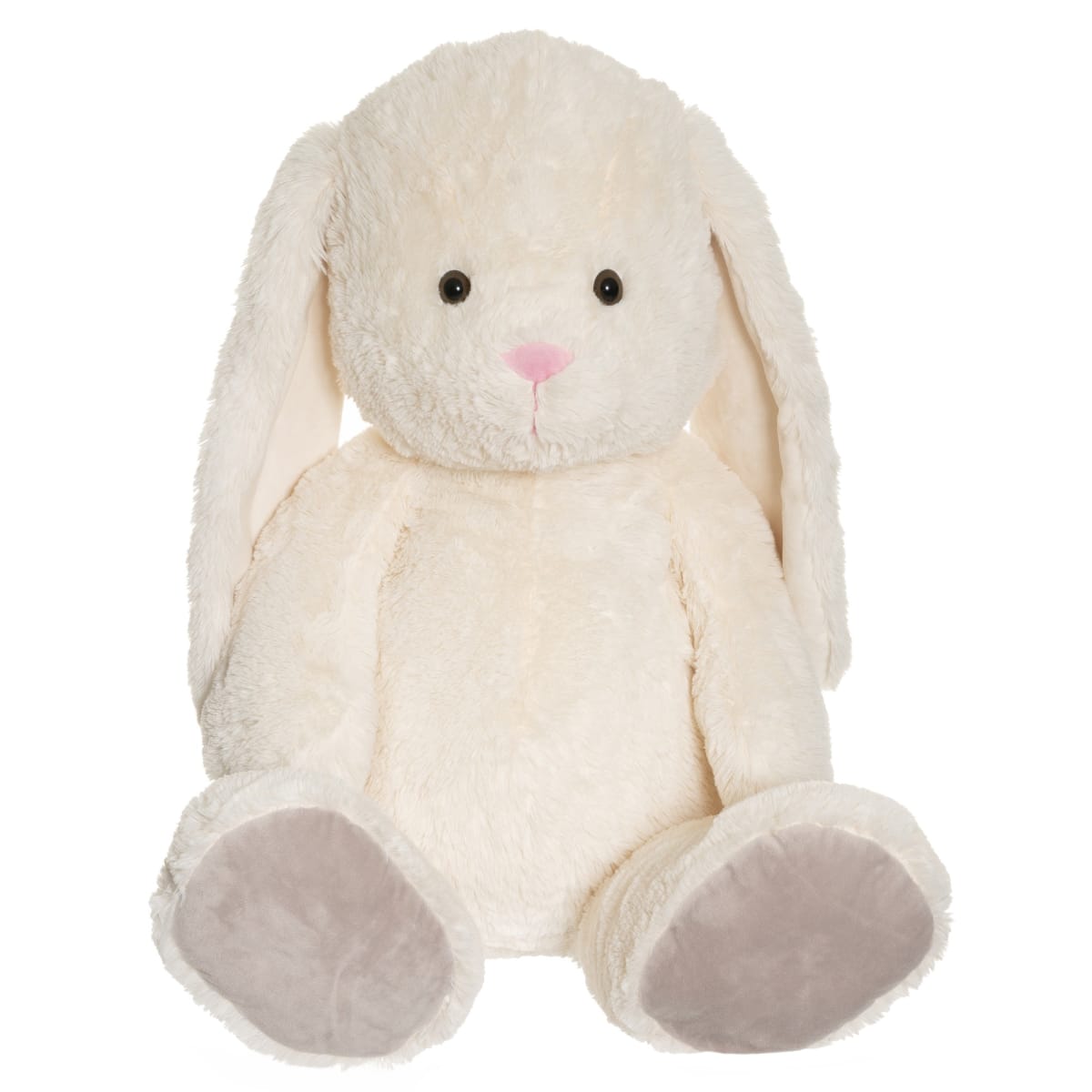 Teddykompaniet valkoinen kaniini 100 cm pehmo | Karkkainen.com verkkokauppa