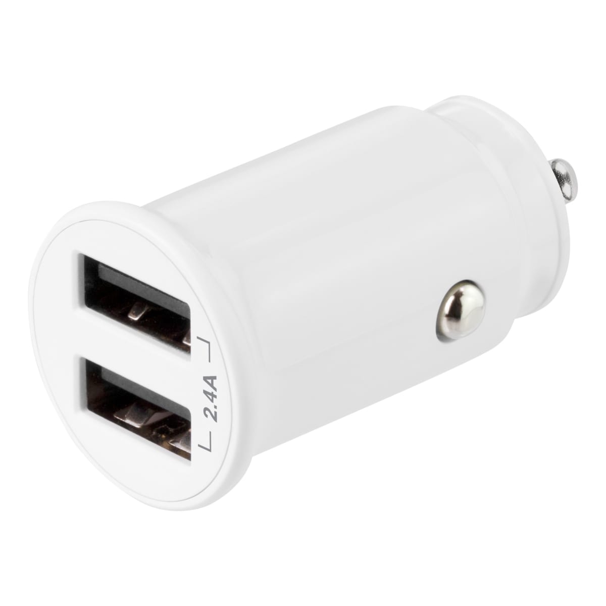 Deltaco USB-CAR125 2 laitteen USB autolaturi  verkkokauppa
