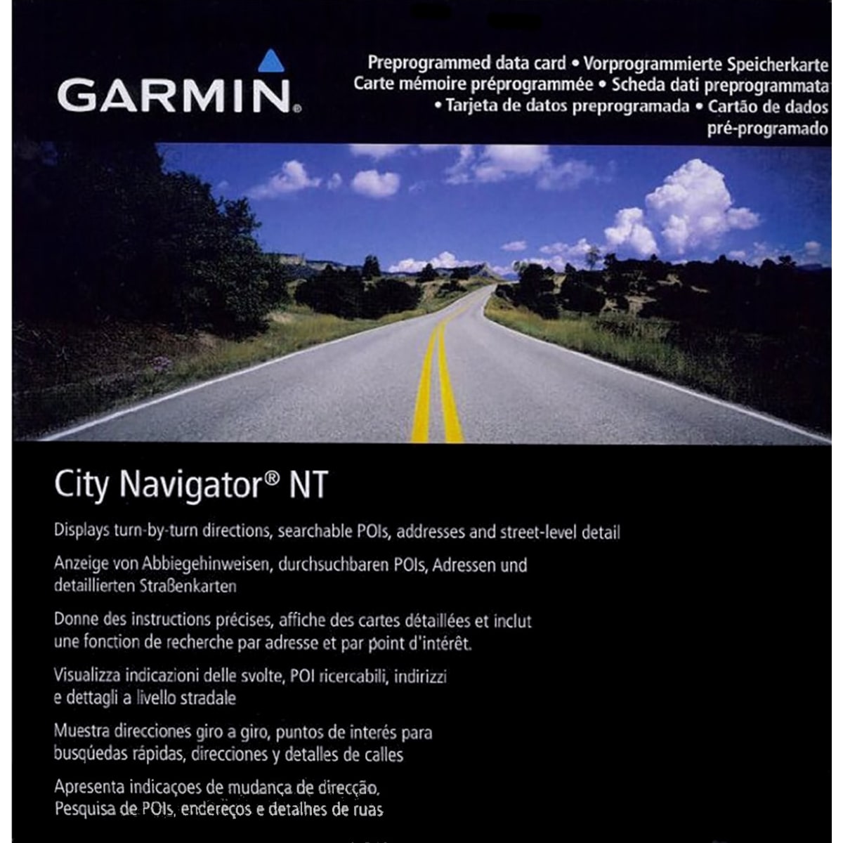 Garmin City Navigator Europe NT Alpit & DACH microSD kartta |   verkkokauppa