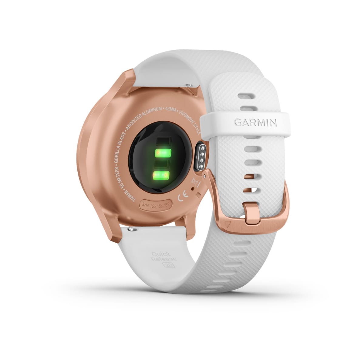 Garmin vivomove rose gold white top