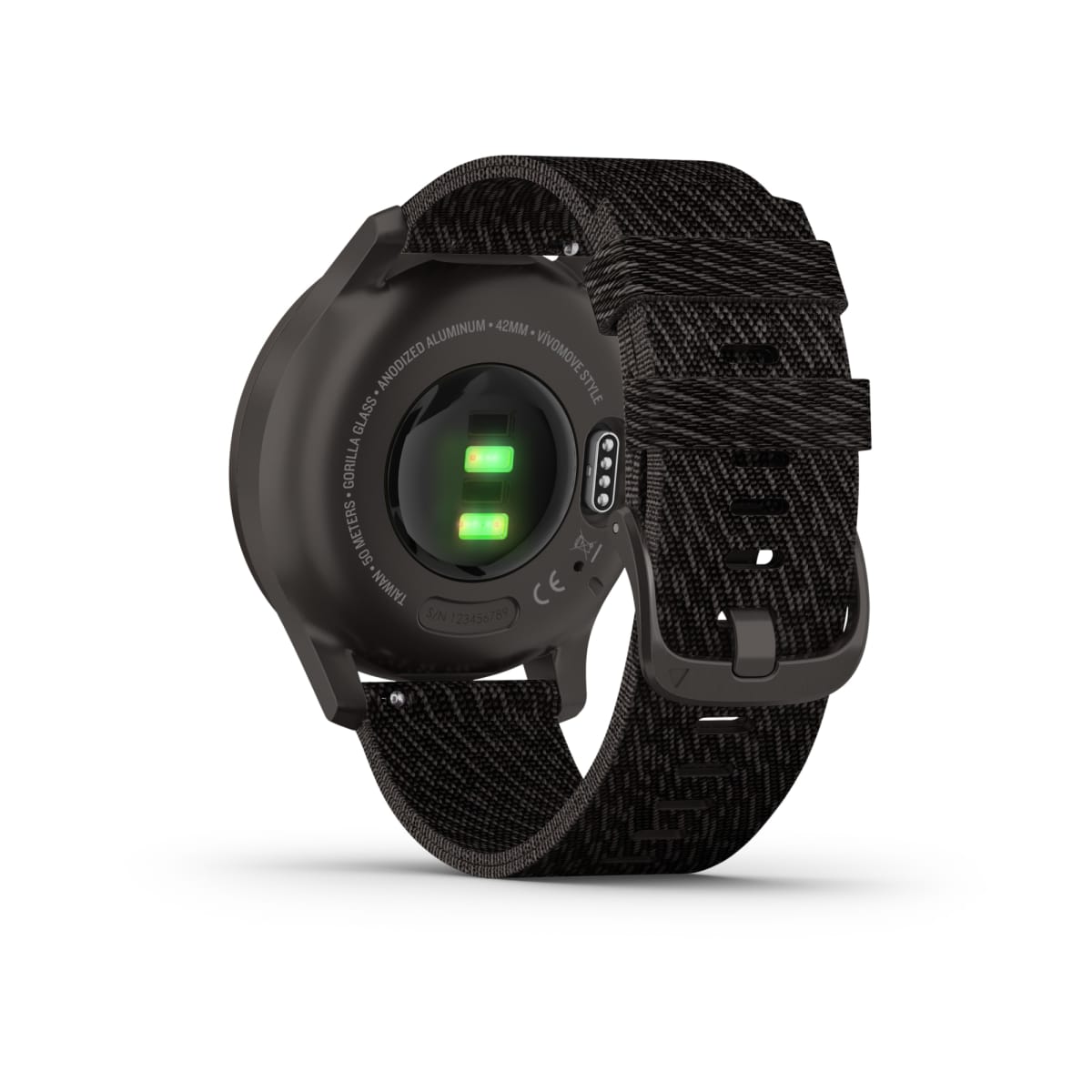 Garmin smartwatch vivomove 3 gunmetal top