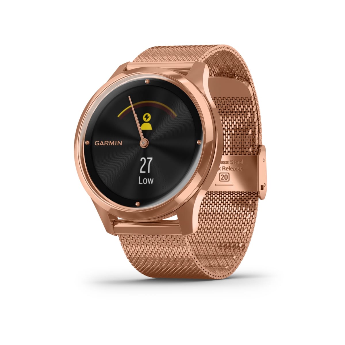 Garmin Luxe Rose Gold-Black älykello  verkkokauppa