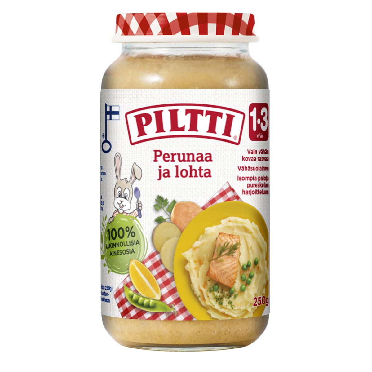 Piltti 250g Perunaa ja lohta lastenateria 1-3v  verkkokauppa