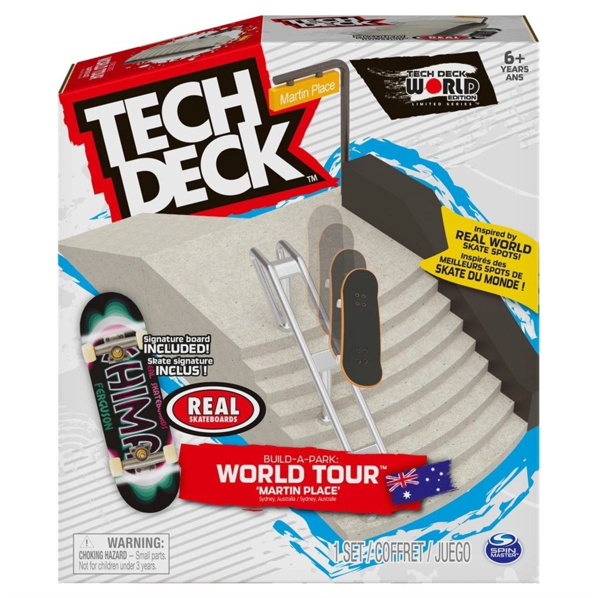 Tech Deck Build a Park World Tour sormiskeitti ramppi   verkkokauppa