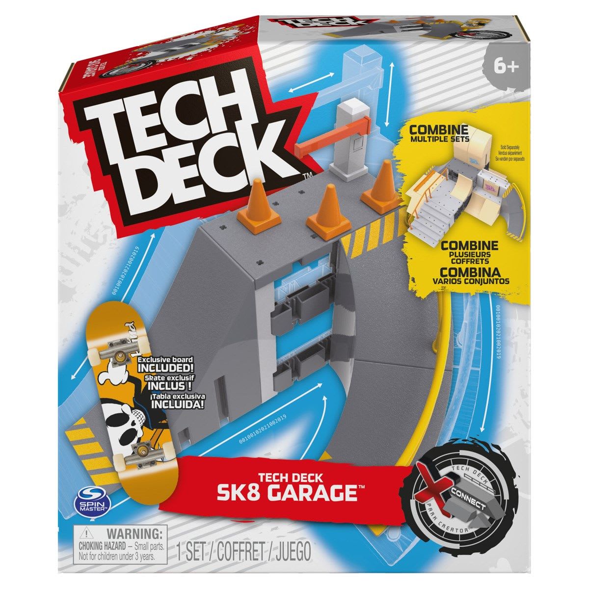 Tech Deck X-Connect Stunt Garage sormiskeitti ja ramppi   verkkokauppa